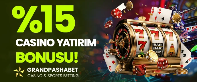 %15 Casino Yatırım Bonusu